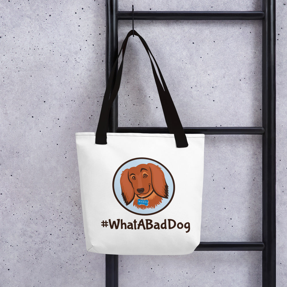 #WhatABadDog Tote bag