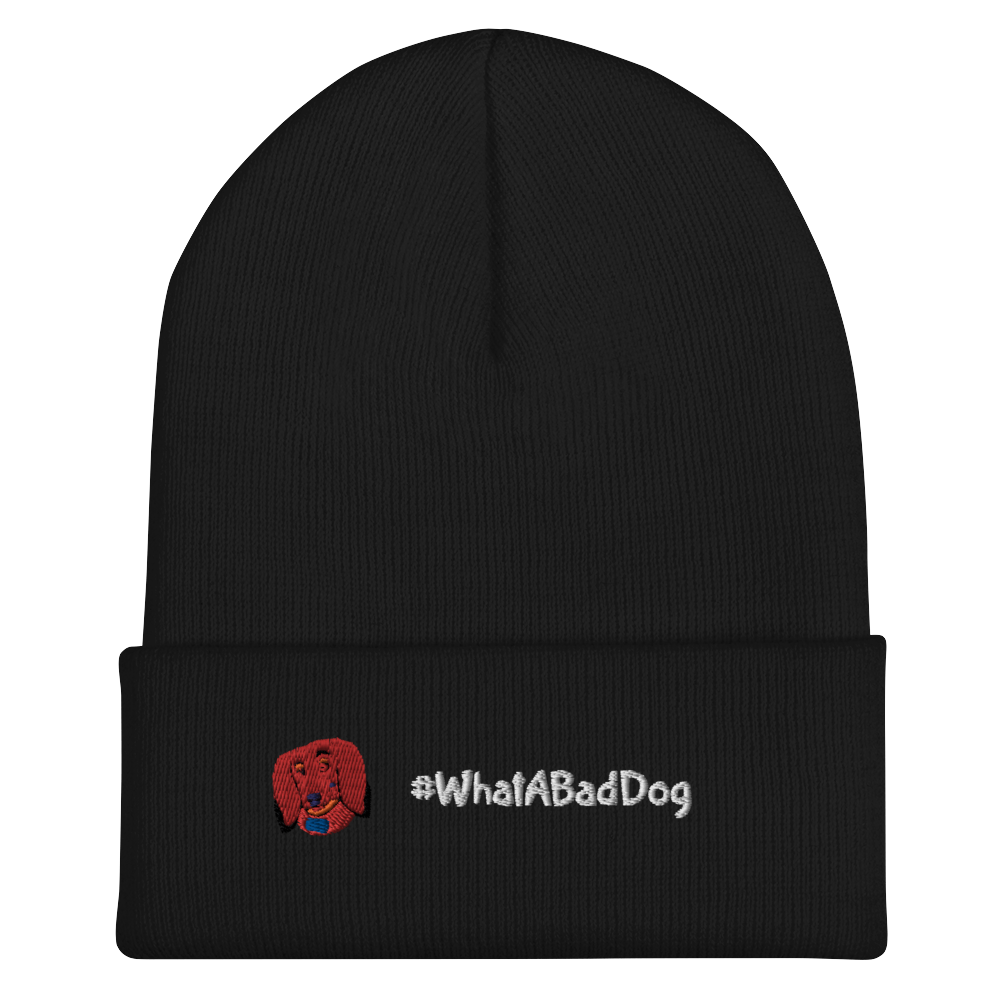 #WhatABadDog Cuffed Beanie