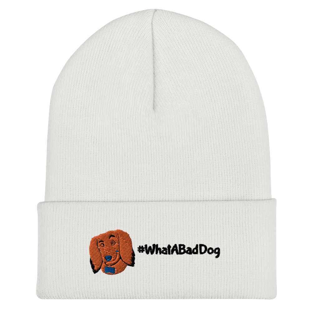 #WhatABadDog Cuffed Beanie