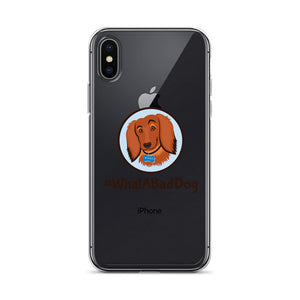 #WhatABadDog iPhone Case