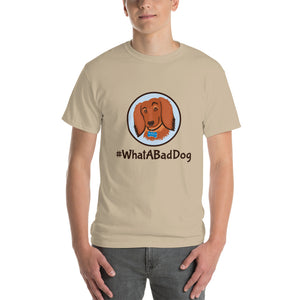 #WhatABadDog Men's Short Sleeve T-Shirt