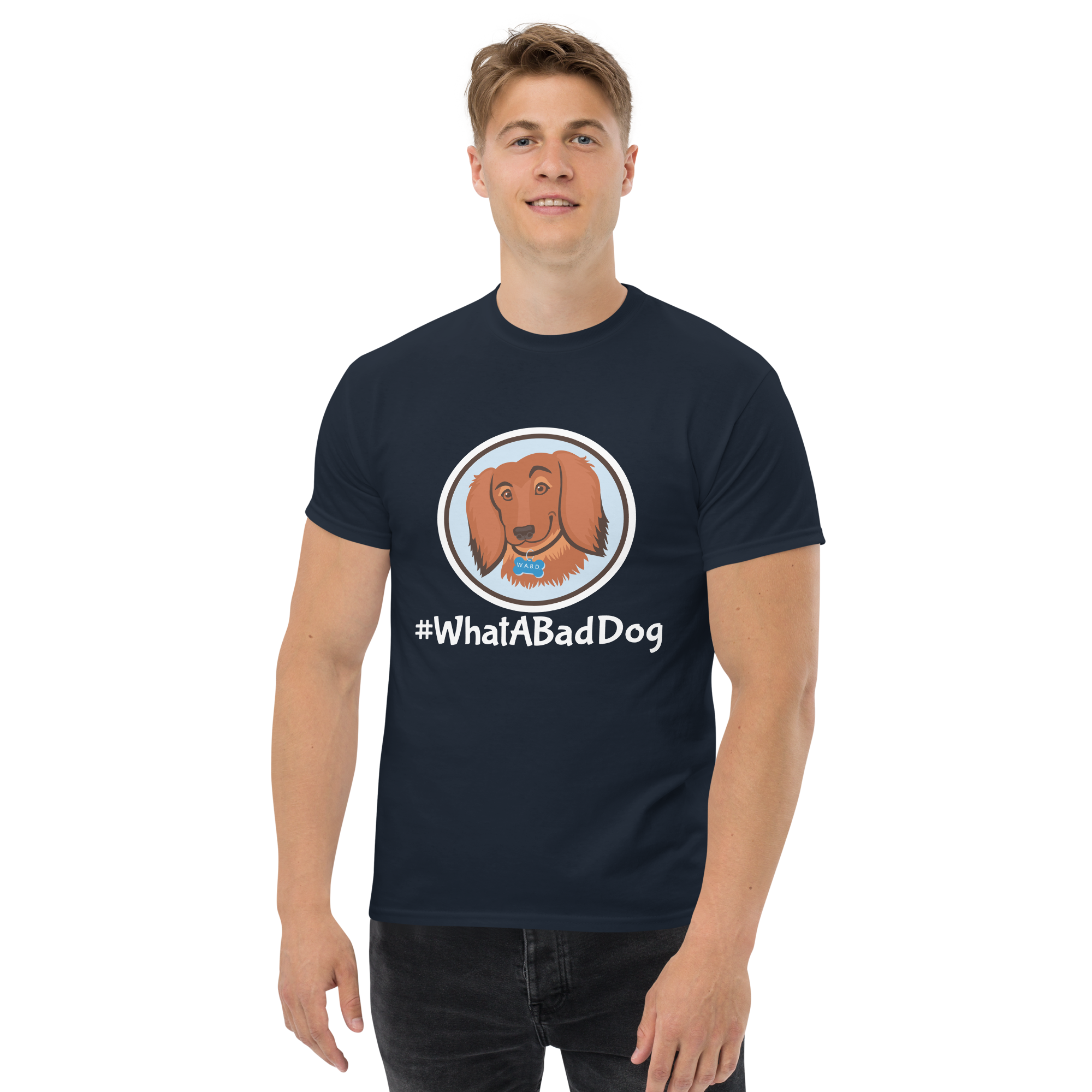 #WhatABadDog Men's Short Sleeve T-Shirt