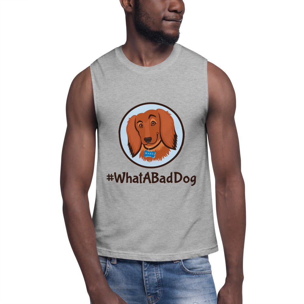 #WhatABadDog Men's Muscle Shirt