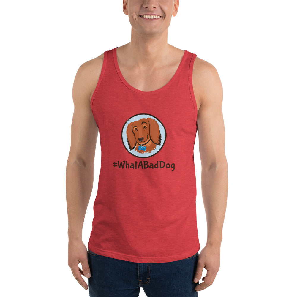 #WhatABadDog Unisex Tank Top