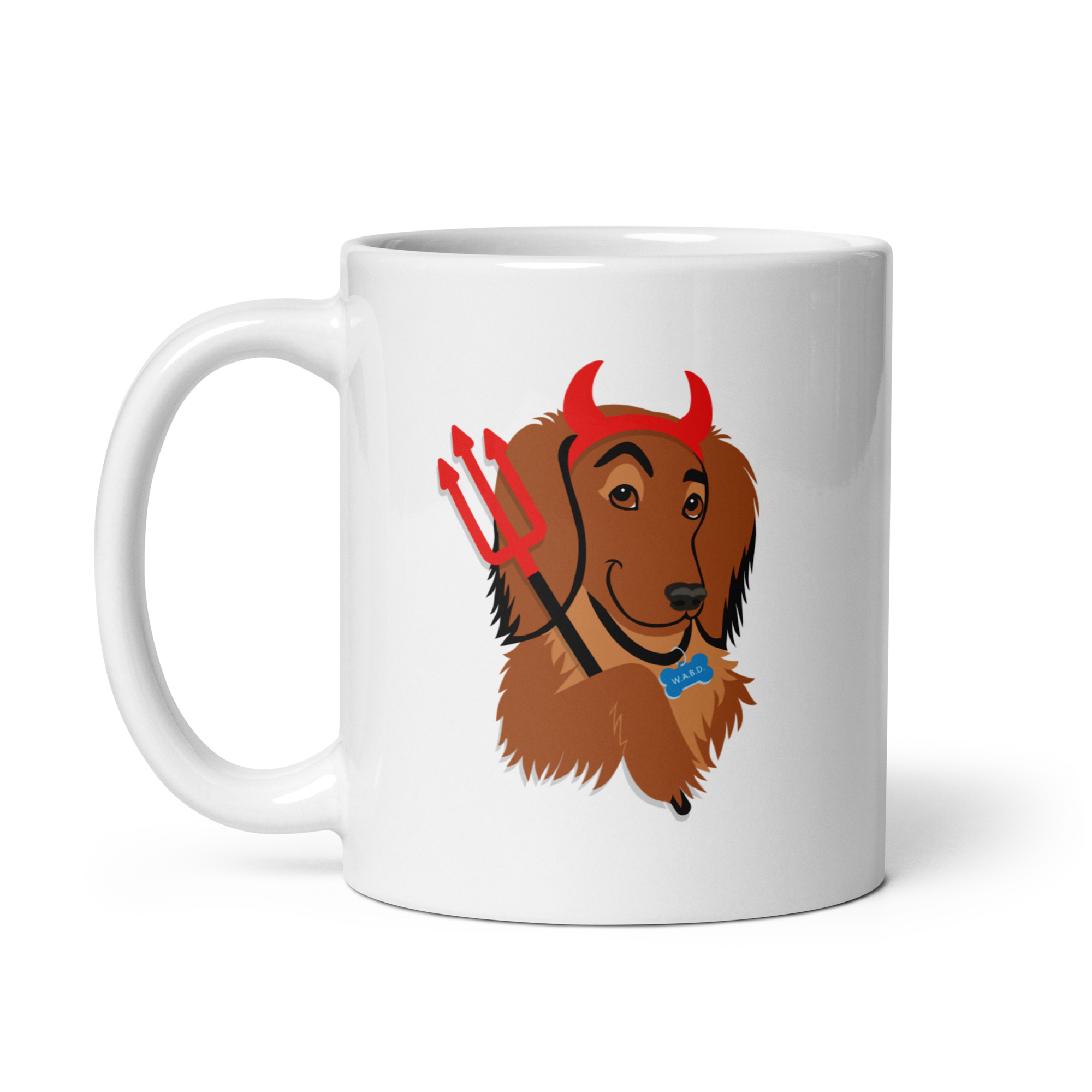 Devil Dog Mug (White Glossy)