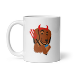 Load image into Gallery viewer, Devil Dog Mug (White Glossy)
