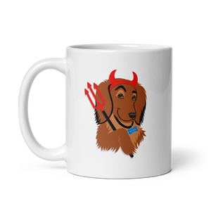 Devil Dog Mug (White Glossy)