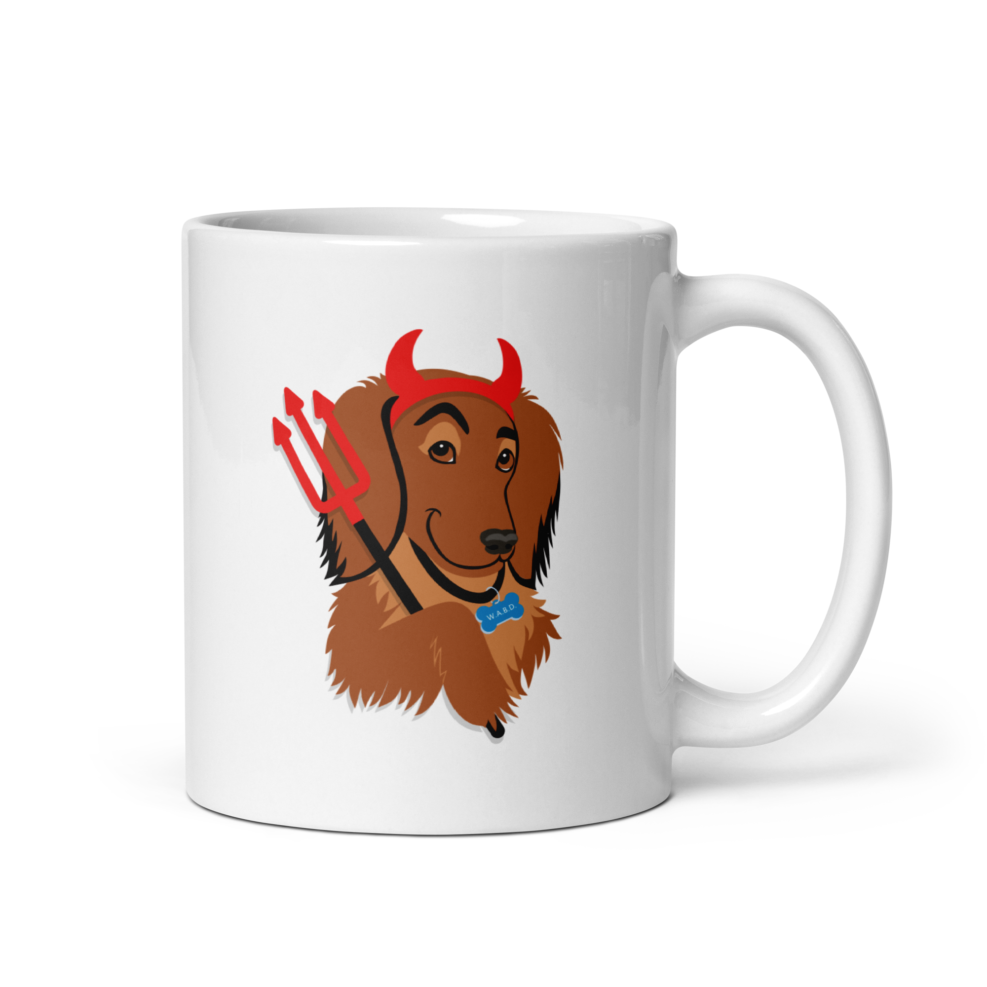 Devil Dog Mug (White Glossy)