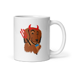 Load image into Gallery viewer, Devil Dog Mug (White Glossy)
