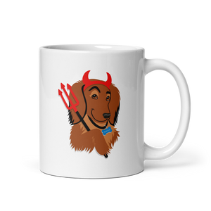 Devil Dog Mug (White Glossy)