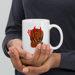 Load image into Gallery viewer, Devil Dog Mug (White Glossy)
