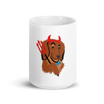 Load image into Gallery viewer, Devil Dog Mug (White Glossy)
